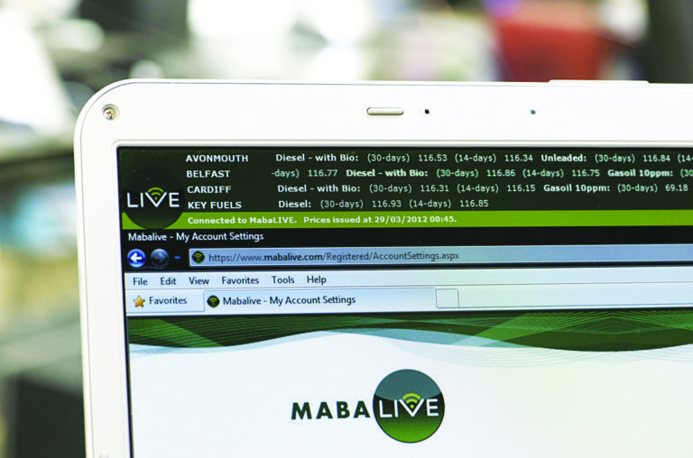Mabanaft's MabaLIVE online price information
