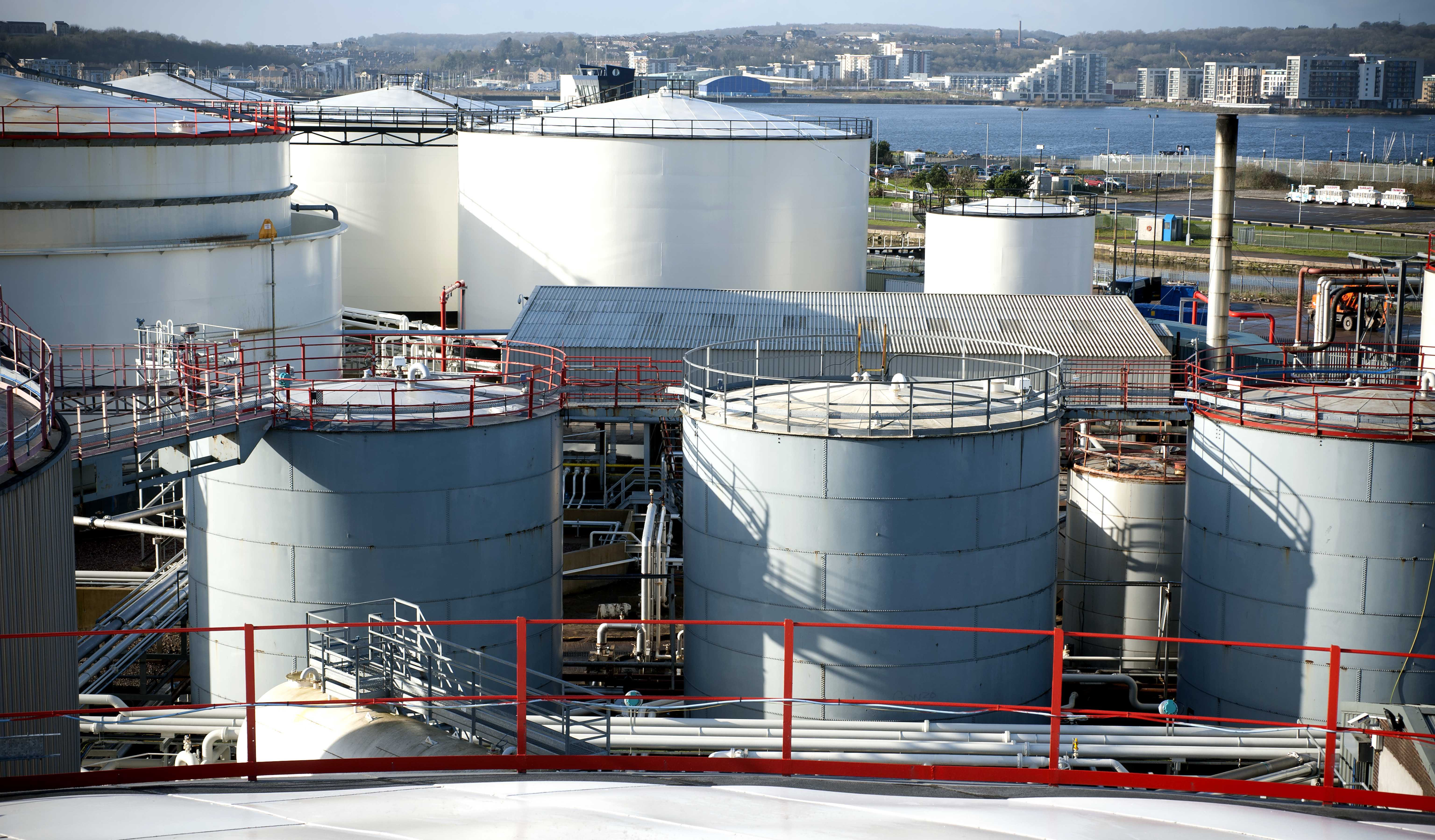 Greenergy terminal in Cardiff