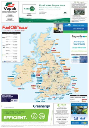 Fuel Oil News wall map 2012