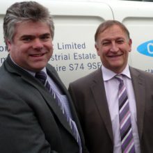 Cameron Forecourt managing director Barry Jenner with operations manager Martyn Roper