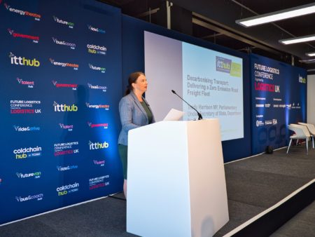 £200 million in government funding has been announced at Logistics UK’s Future Logistics Conference to continue zero-emission HGV trials and help enable the logistics industry’s journey to decarbonisation.