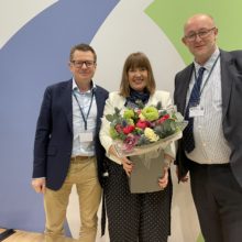 The 2022 UKIFDA EXPO saw outgoing President, Janet Kettlewell of Kettlewell Fuels handover to the new President Rory Clarke, managing director of J.R. Rix & Sons Ltd.