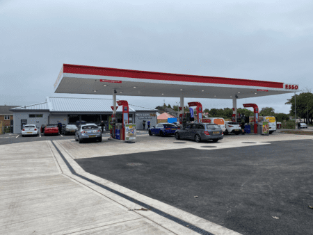 A filling station in Irvine has re-opened with a brand-new Esso forecourt and Morrisons Daily convenience store after being refurbished in a Highland Fuels investment project.