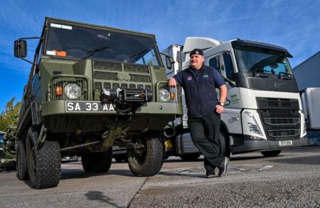 Asda charity donation to Veterans into Logistics will enable 10 armed forces veterans to train for new careers as HGV Drivers.