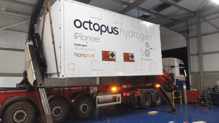 NanoSUN kicks off deliveries of Pioneer Mobile Hydrogen Refuelling Stations with the Henry Cavendish to Octopus Energy