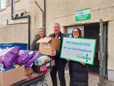 WCF Fuels NW spreads seasonal cheer with food bank donation