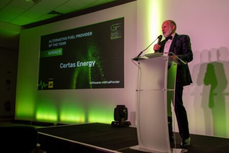 The GREENFLEET Award recognises the contribution of Certas Energy to transport decarbonisation.
