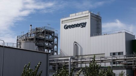 Greenergy's biofuel production facility