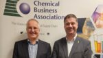 Alastair Sanderson (left) with CEO Tim Doggett (right).