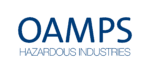 OAMPS logo in rebrand colours