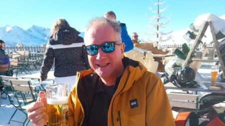 David Todd at ski resort