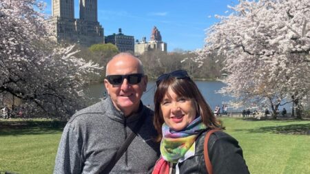 Janet and Trevor Kettlewell in New York