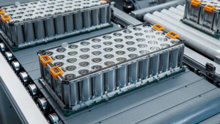 Lithium ion automotive battery