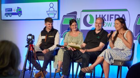 UKIFDA show 2025 podcast participants on stage