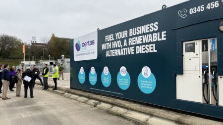 Certas Energy HVO fuelling station