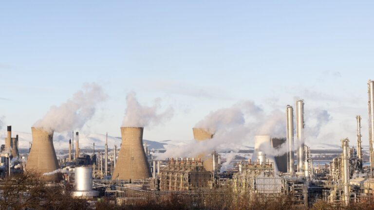 Grangemouth Petrochemical plant