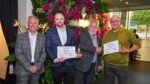 Peter Stubbington of Certas and Sam Howells of WP Group at the UKIFDA Awards 2025