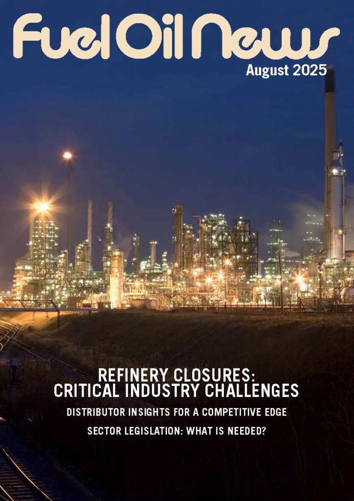 Fuel Oil News August 2025 front cover image