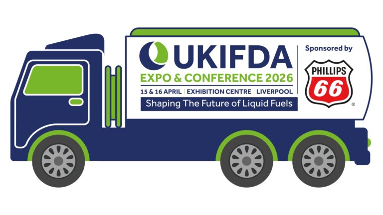 Expo theme with tanker graphic
