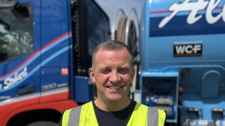 Graham Slater of Allan Stobart Lubricants and Fuels