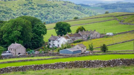 Houses in the british countryside