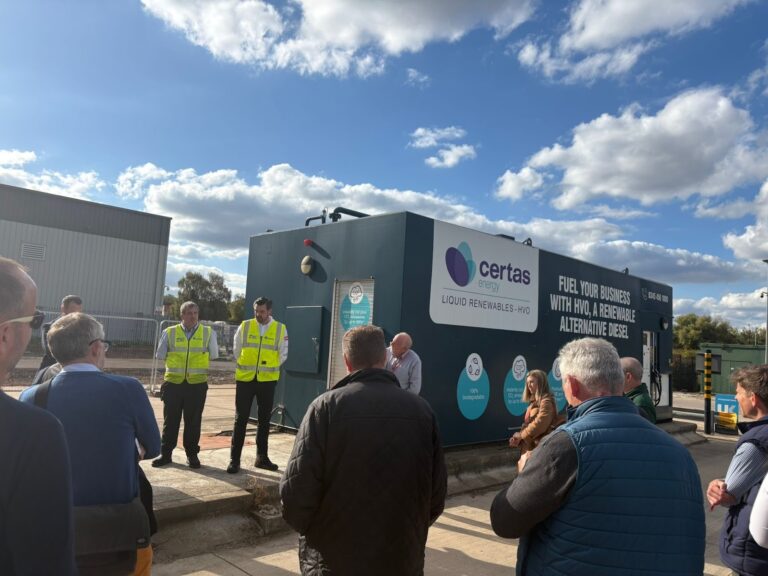 New Certas HVO bunker at Tylseley