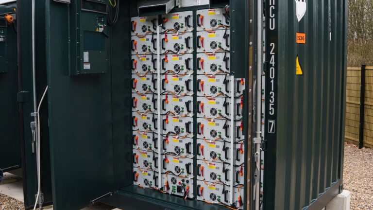 Storage battery for InstaVolt EV charging system.