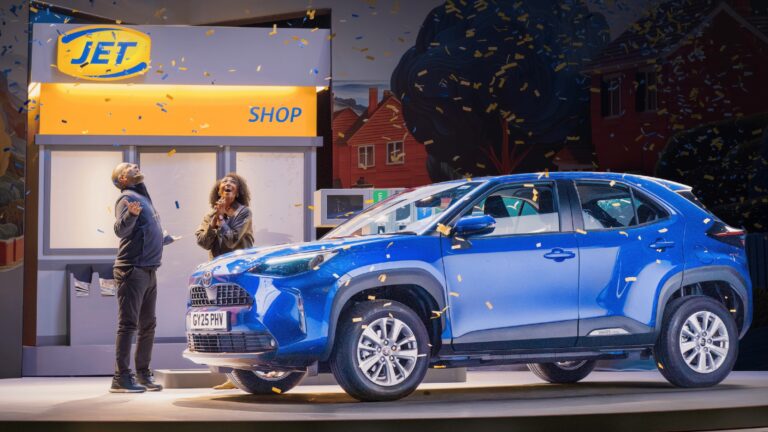 JET offers a Toyota Yaris as a prize in its latest forecourt competition
