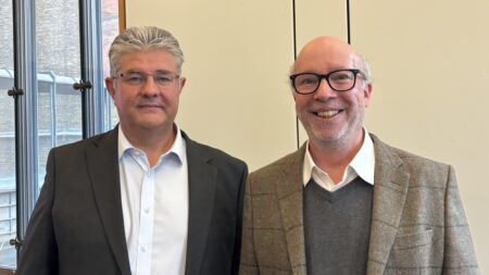 Paul Rose (l) and Malcolm Farrow (r) of OFTEC