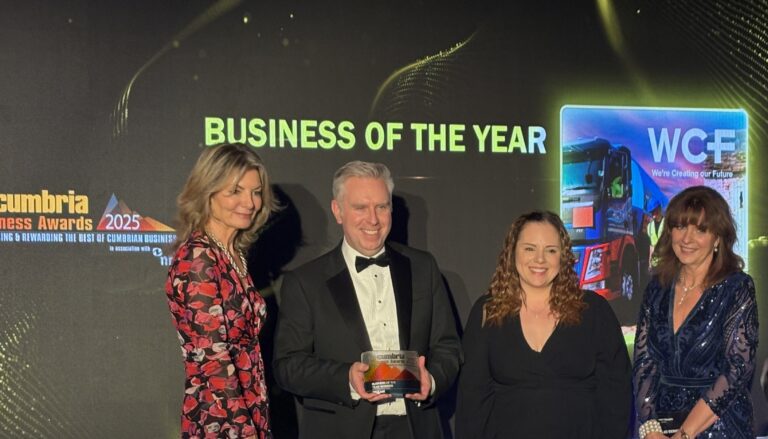 WCF winners of in-Cumbria Business of the Year Awards