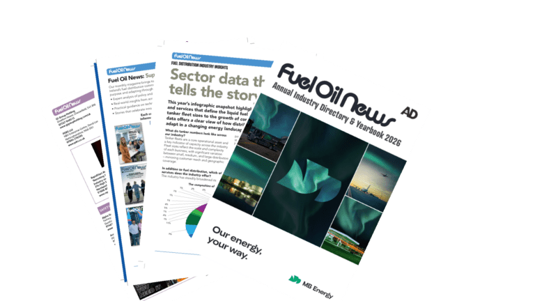 Image of pages from Fuel Oil News new format directory and yearbook