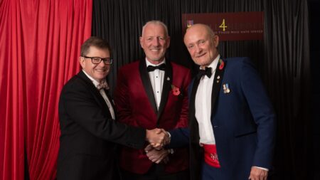 Rory Clarke of Rix being appointed Chair of hull 4 Heroes