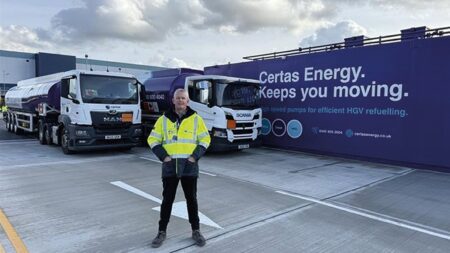 Mike Heaton of Certas at the