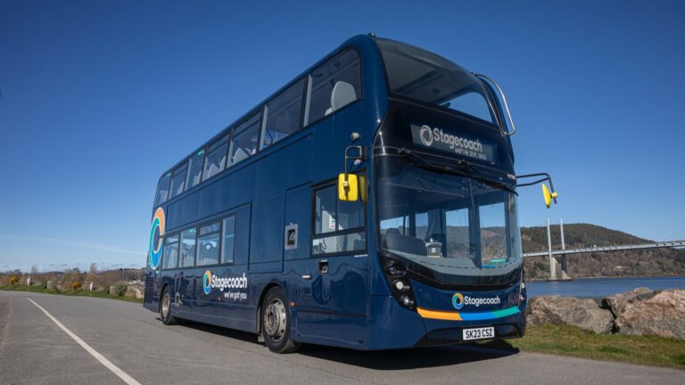 Stagecoach double decker in new livery
