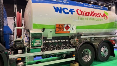 WCF Chandlers fuel tanker with Mechtronic Optimate systen fitted