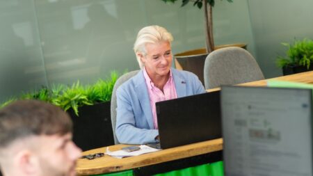 Matthew Crockett of Greenarc Fuel Cards at work