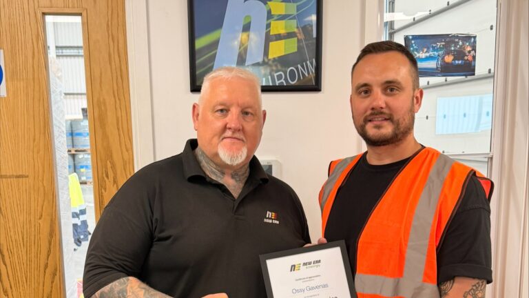 Ossy Gavenas, Driver, marks 10 years with New Era energy