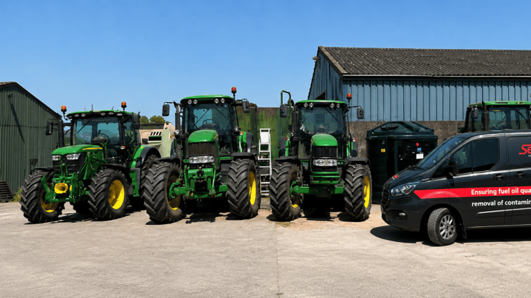 Tractor and van photo