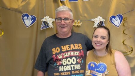 Mike Parker of WCF celebrating 50 years in the industry