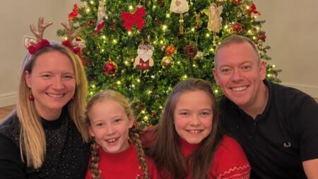 Shaun Galvin and family